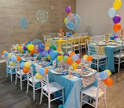 Kids Dining Table with White Chair Sets || Detachable Cushion White || Plastic Chair