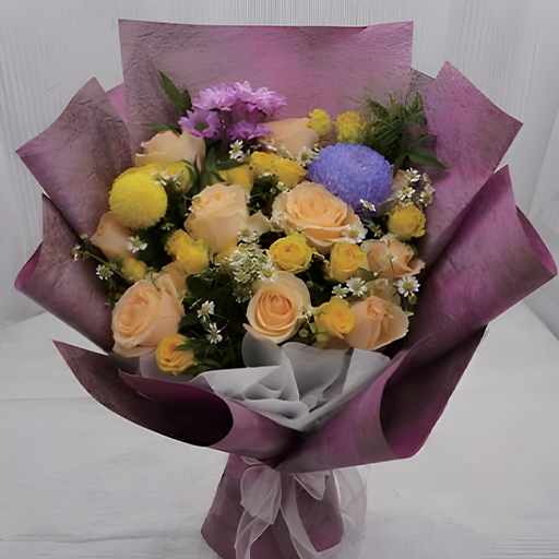 PREMIUM PURPLE | MIXED ROSE BOUQUET