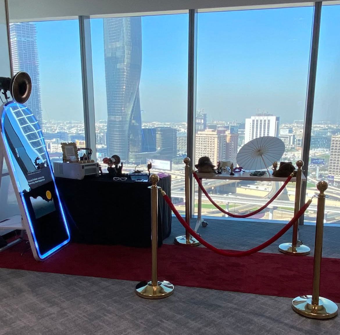 photo booth for engagement