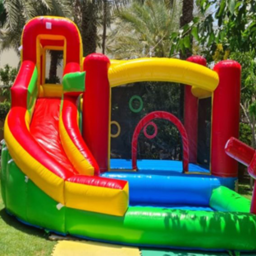 Wide Slide & Holes Bouncy & Slide