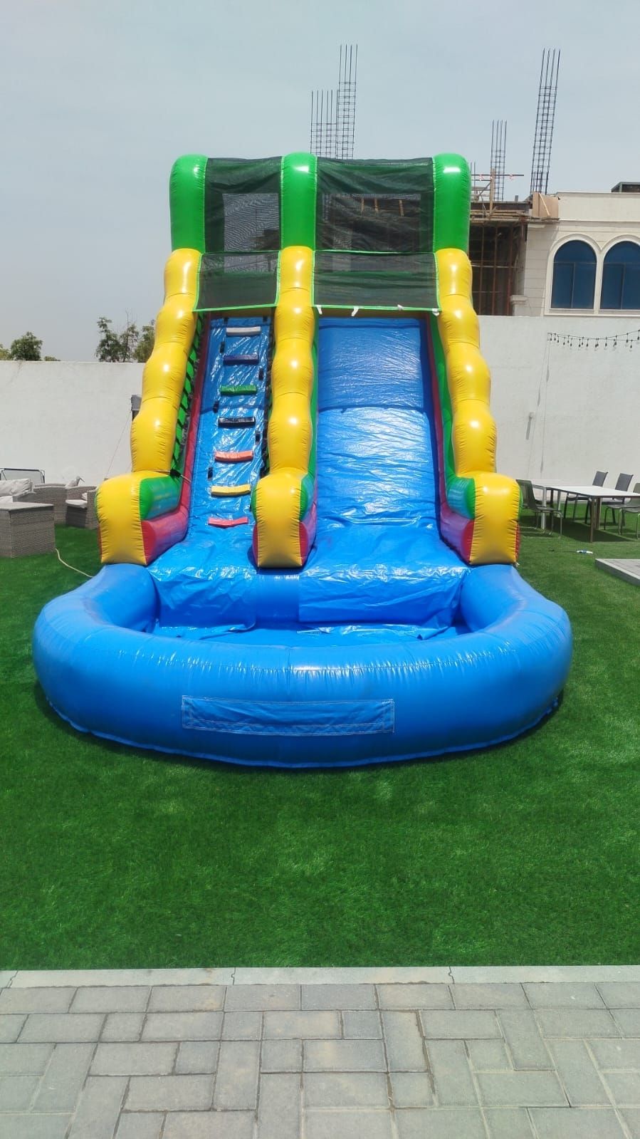 Yellow Zoo Combo Bouncy  & Slide