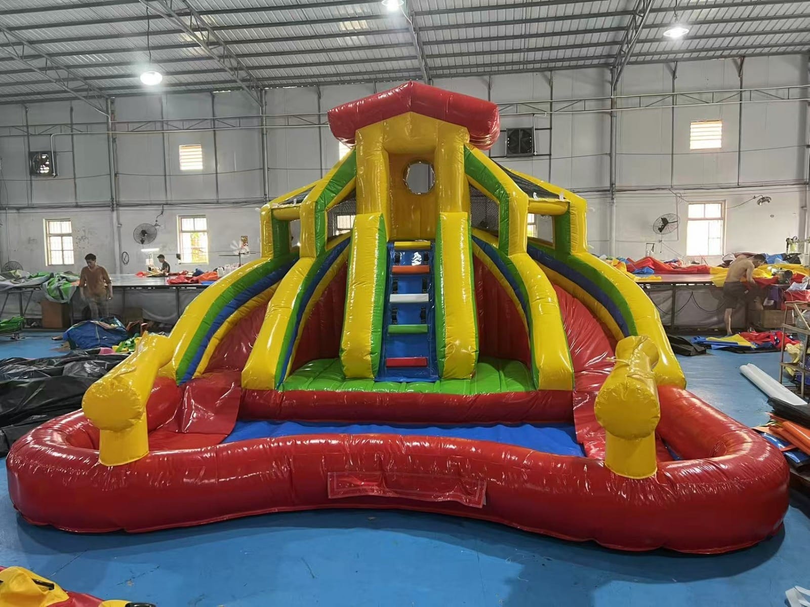 3 Princess Pink Castle Bouncy  & Slide