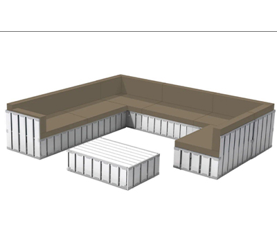 Outdoor 8 Seater Sofa set || Balconny Sofa